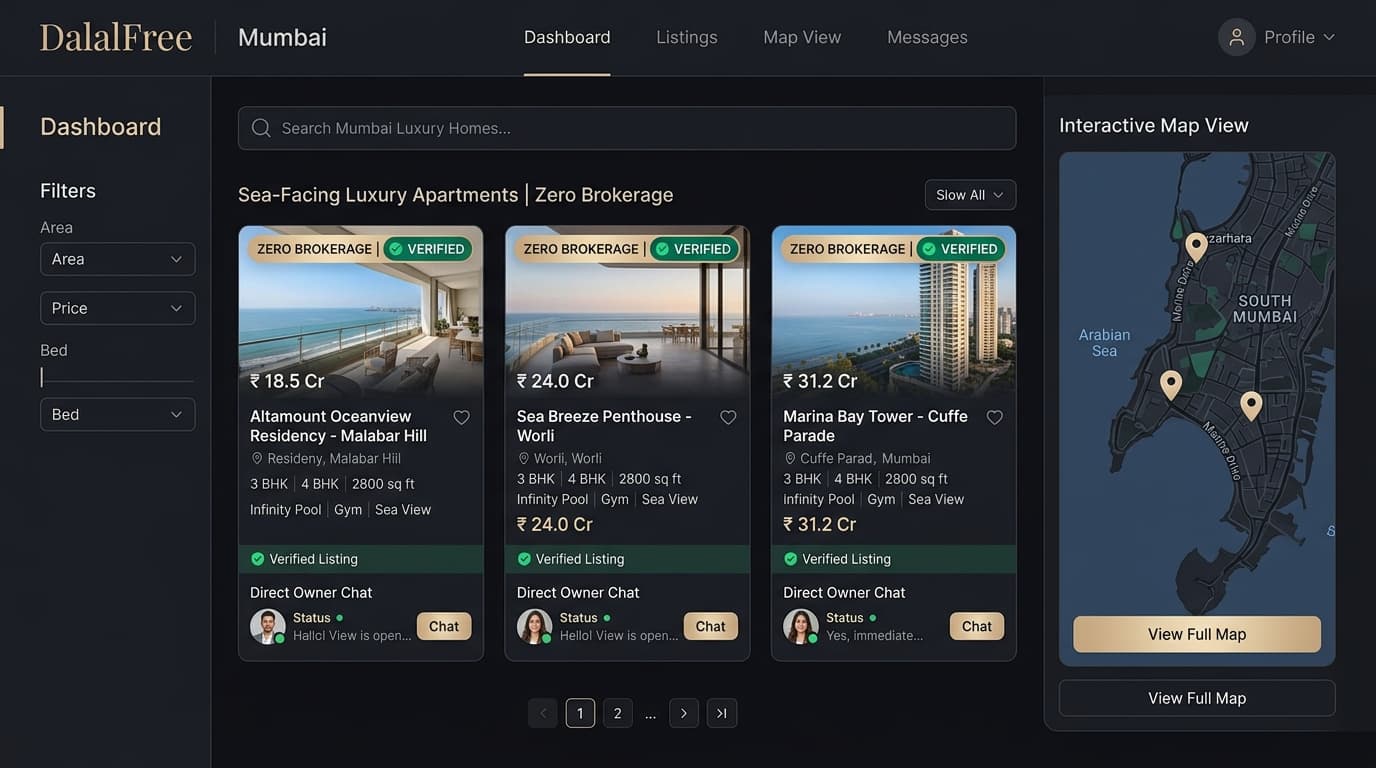 DalalFree Real Estate Web Platform
